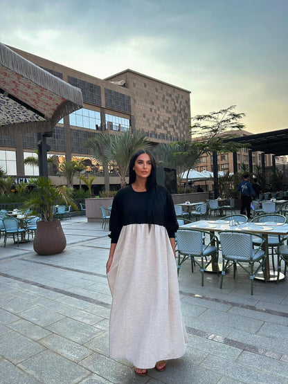 Black&White Maxi Dress