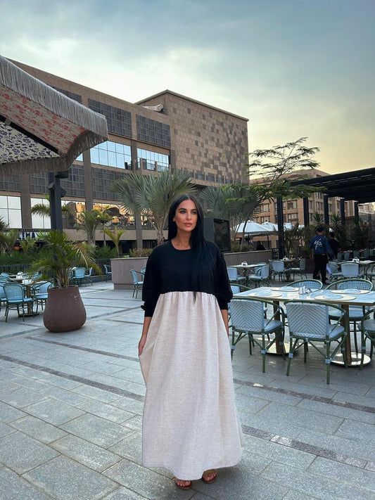 Black&White Maxi Dress