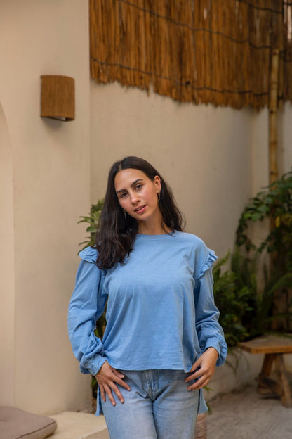 basic Top In Blue