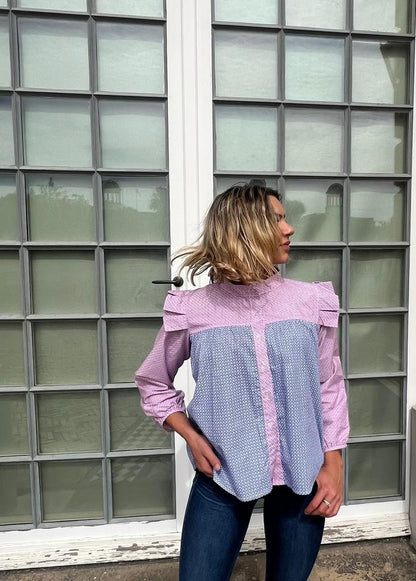 Printed Boho Top