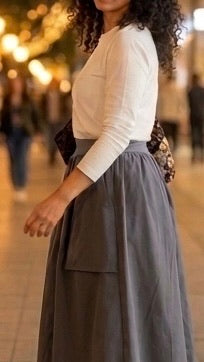 The Storyteller Skirt - Grey