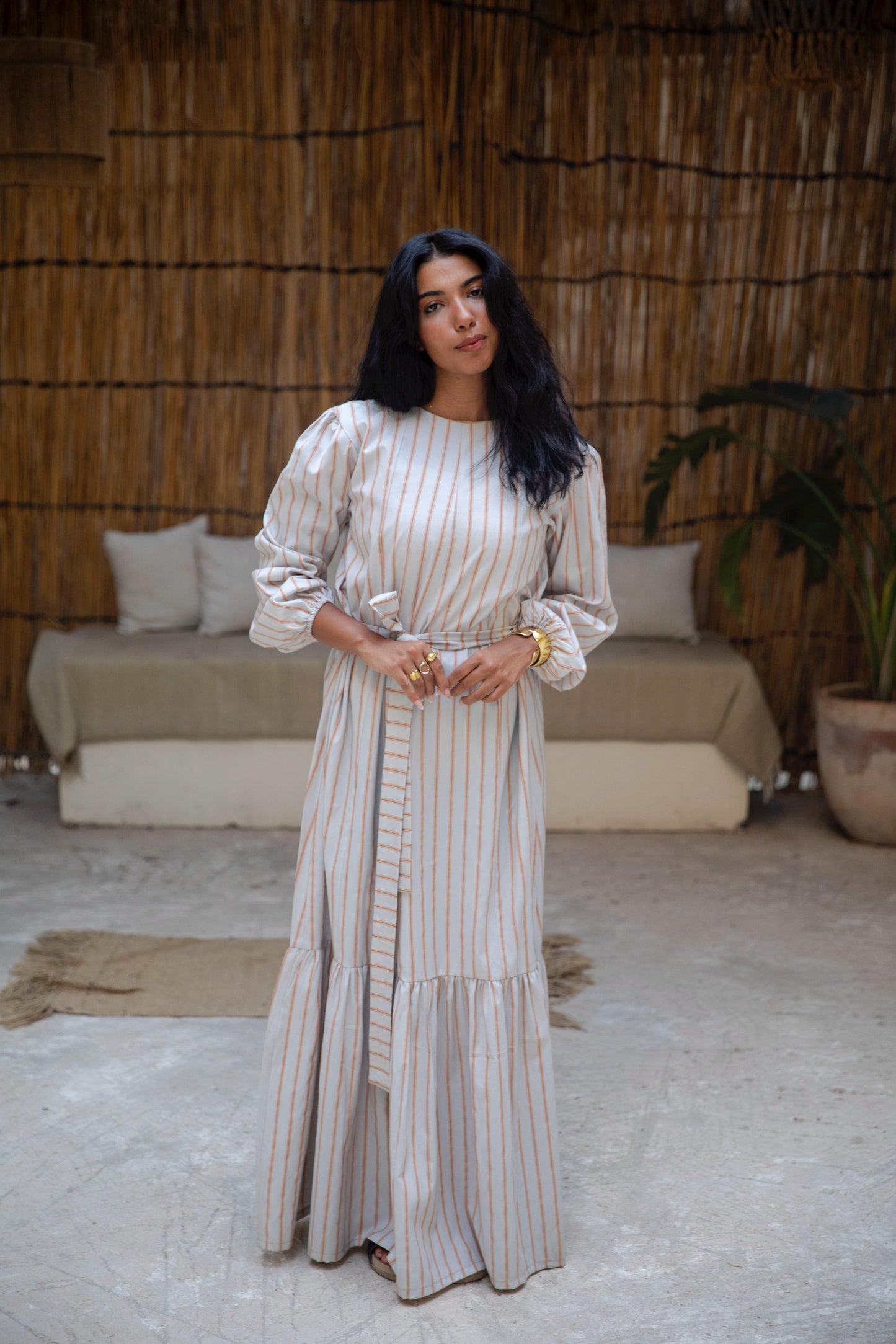 striped dress
