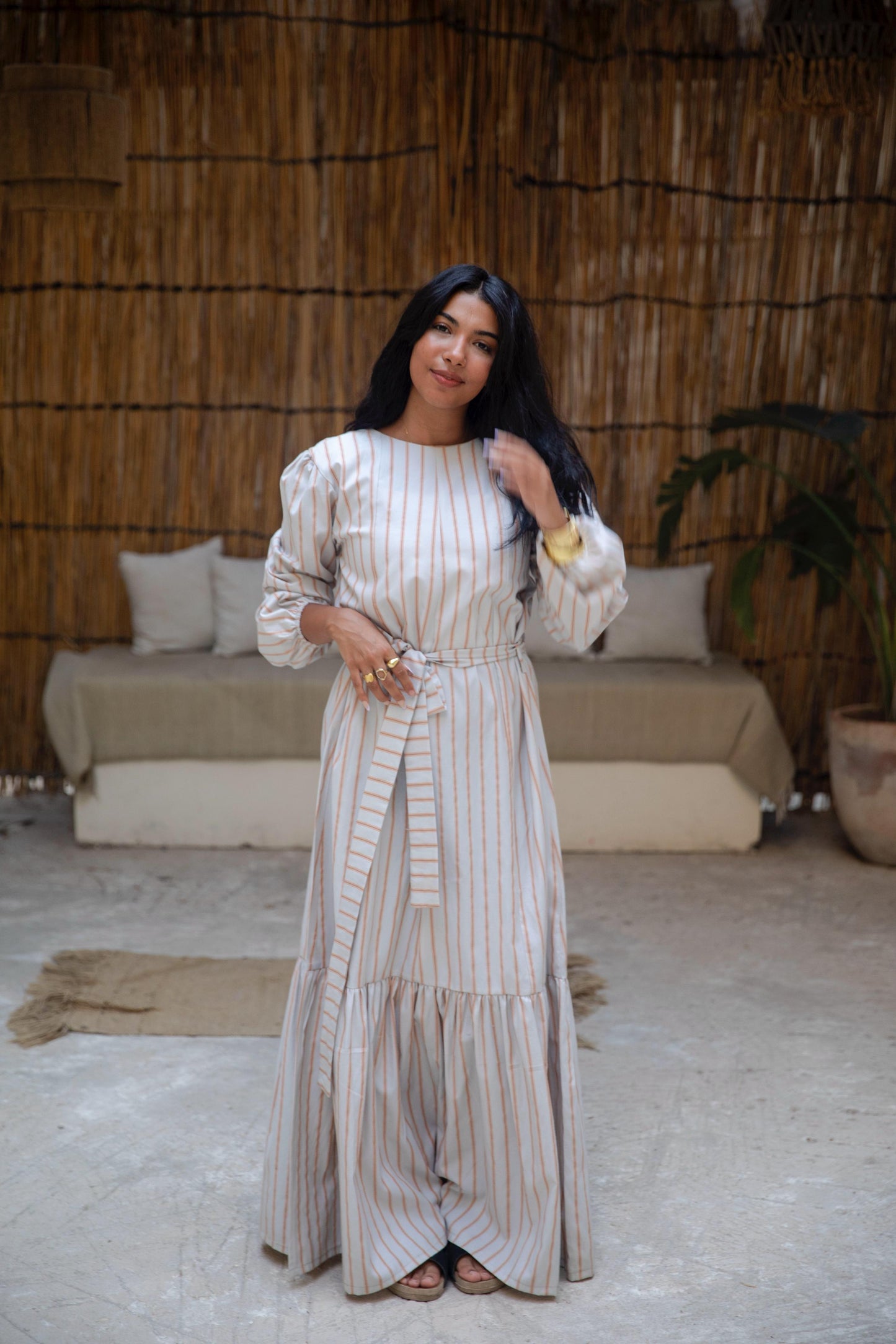 striped dress