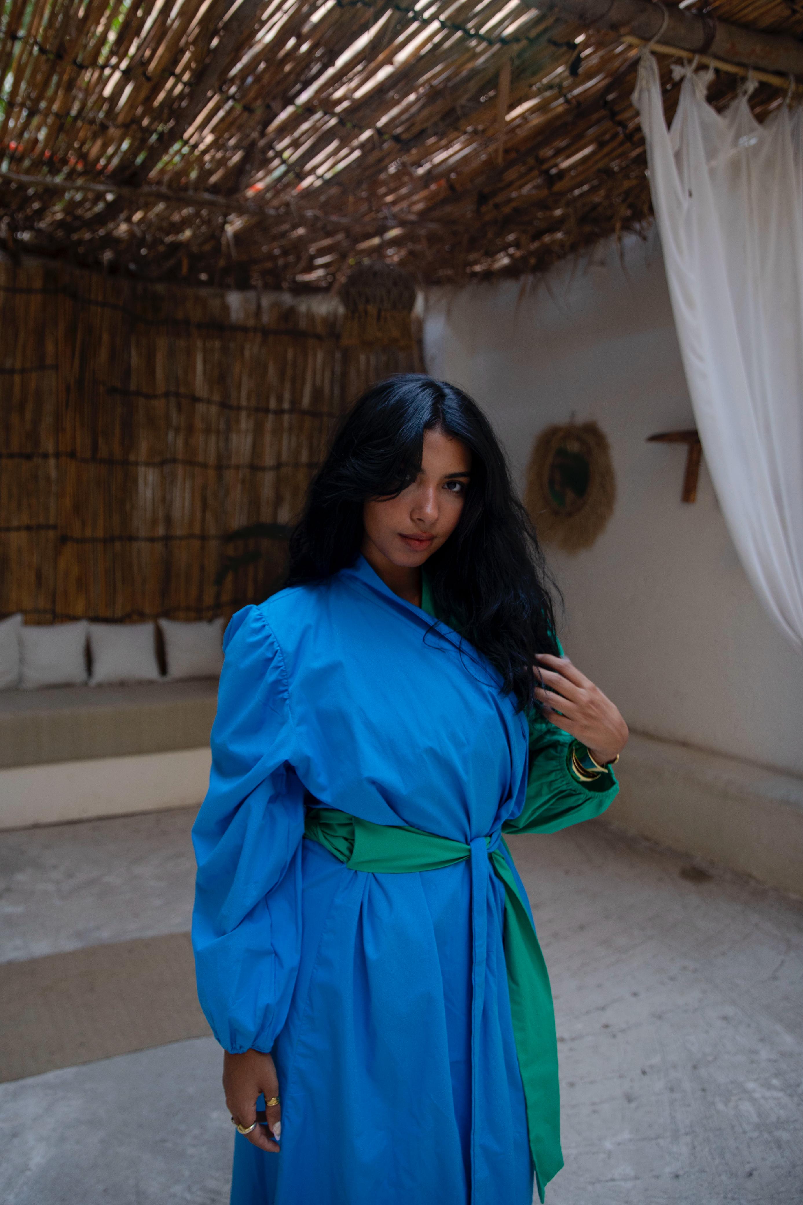 cross dress blue*green