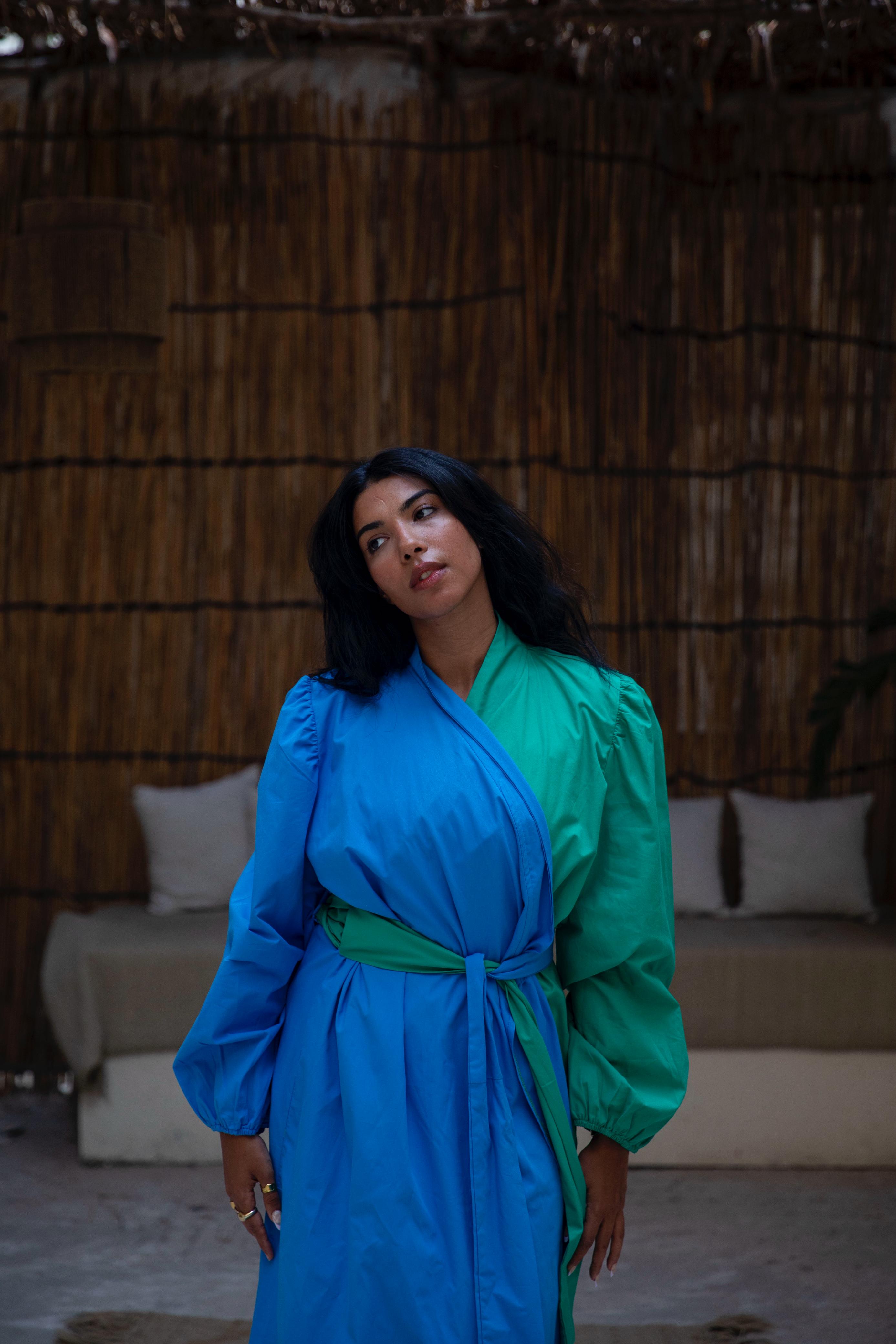 cross dress blue*green