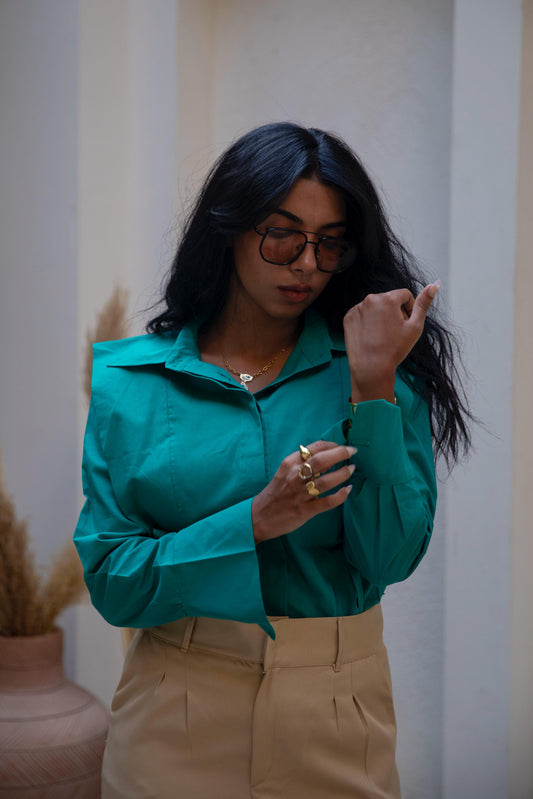 slim shirt in mint