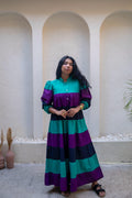 colorful tiered dress