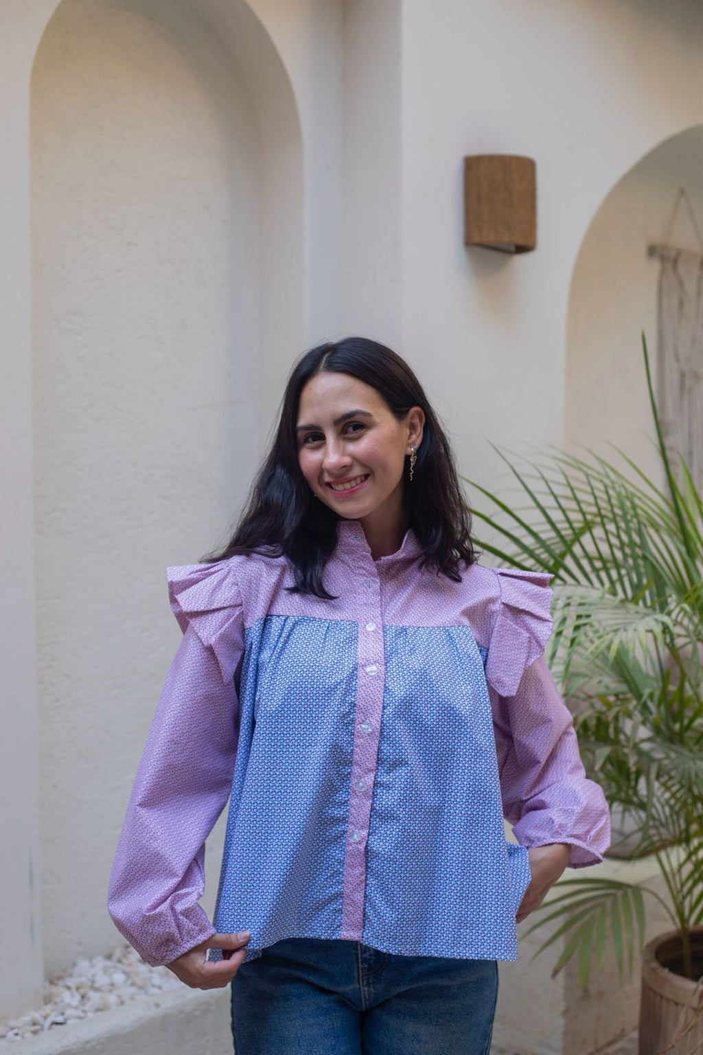 butterfly blouse