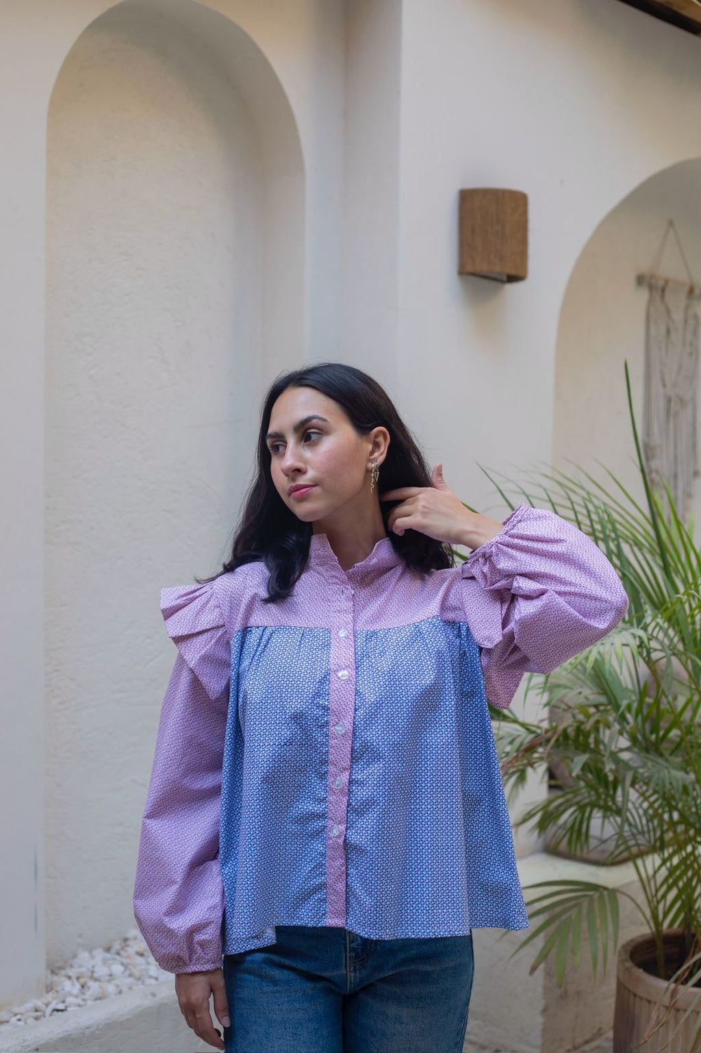 butterfly blouse