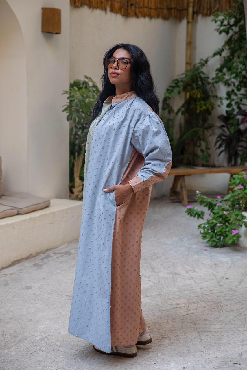 colorful shirtdress