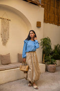 Baloon skirt in beige
