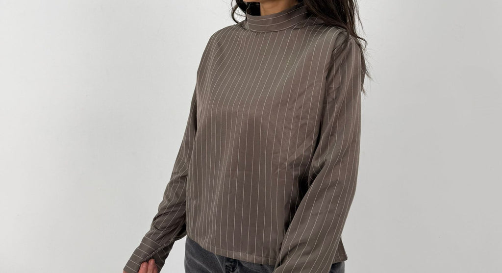 Pinstriped Top