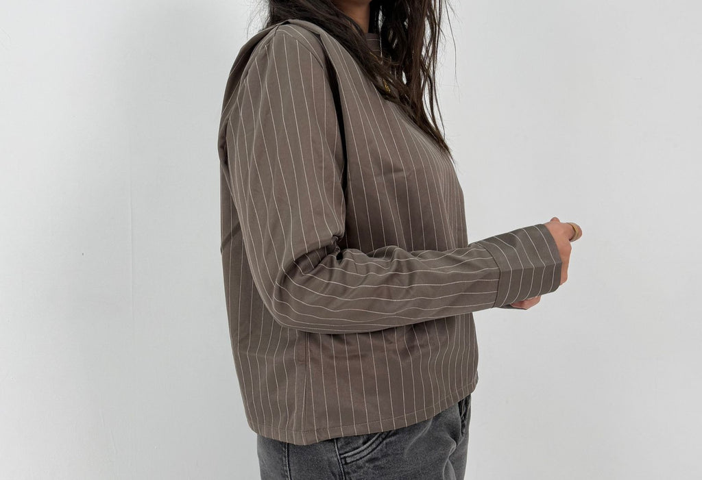 Pinstriped Top
