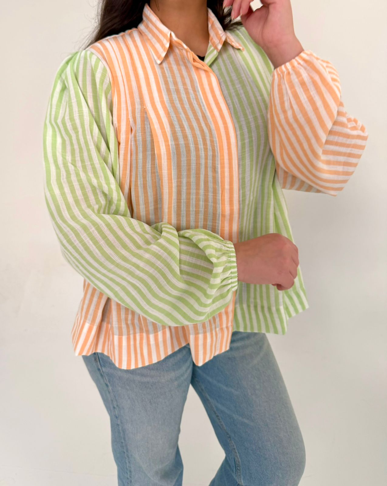 Striped Blouse – Multi Color