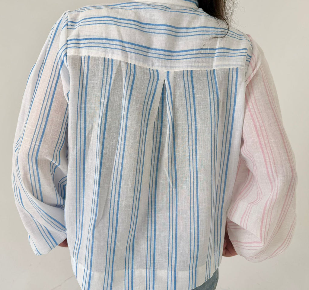 Striped Blouse – Multi Color