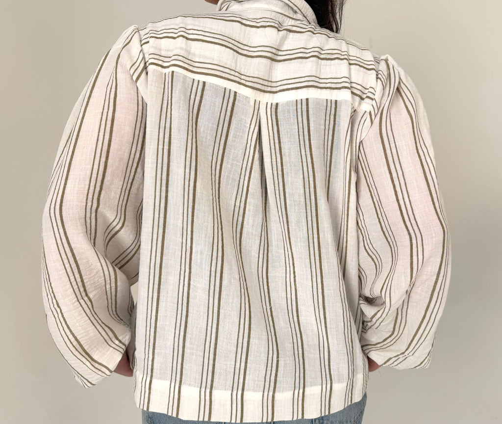 Striped Blouse – Multi Color
