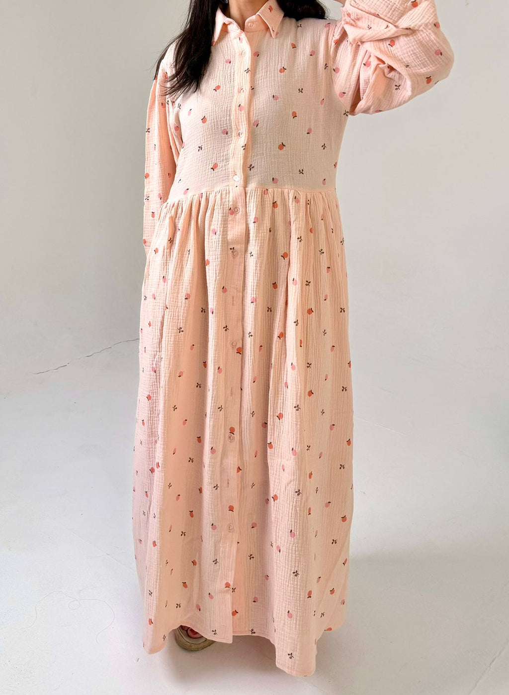 Airy Cotton Maxi Dress