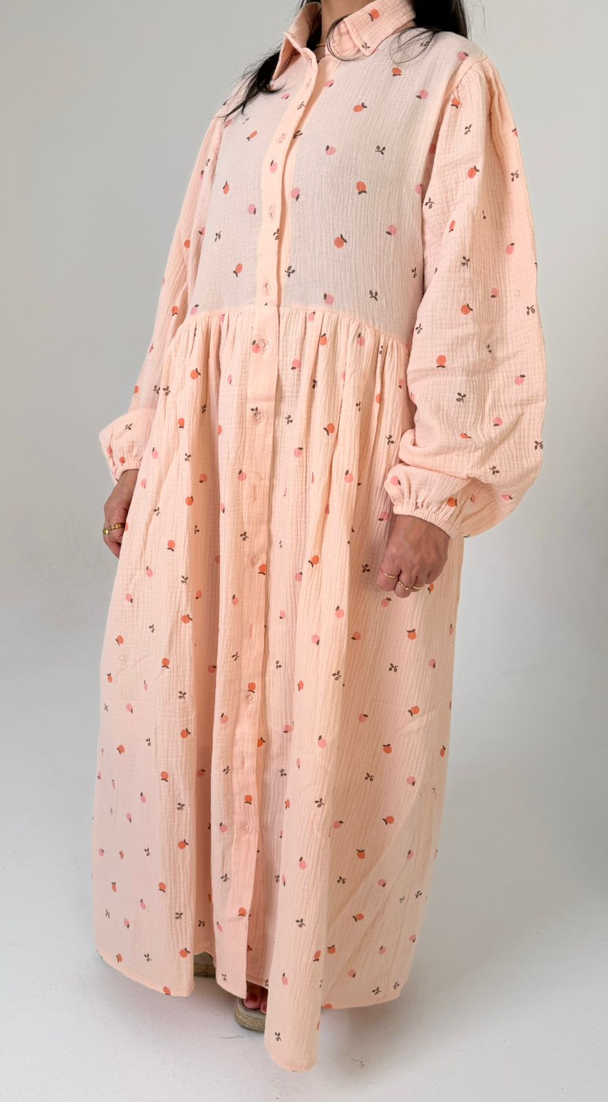 Airy Cotton Maxi Dress