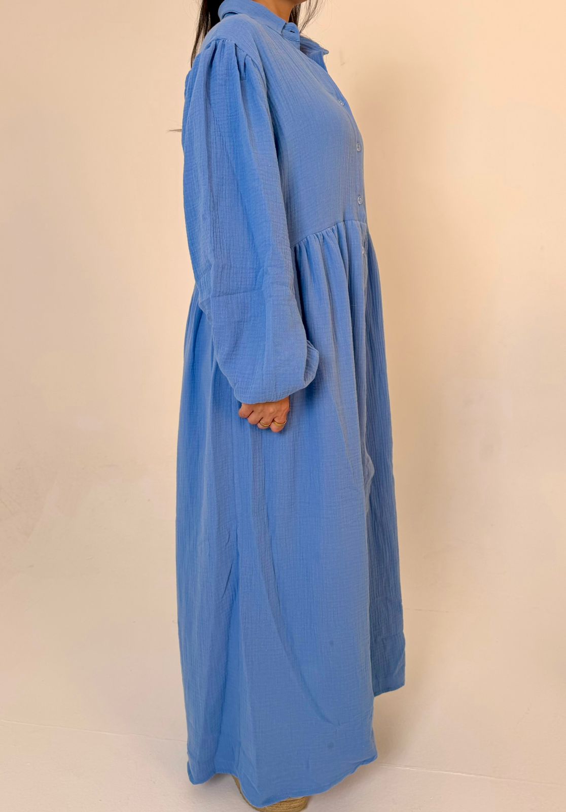 Airy Cotton Maxi Dress
