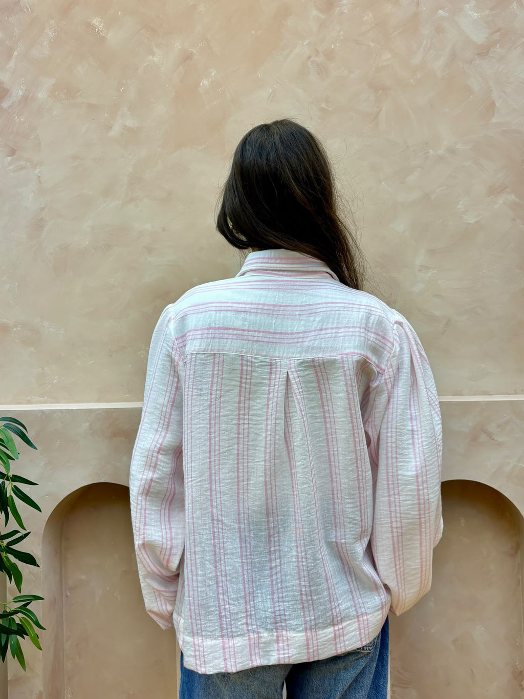 Blush Stripe Blouse