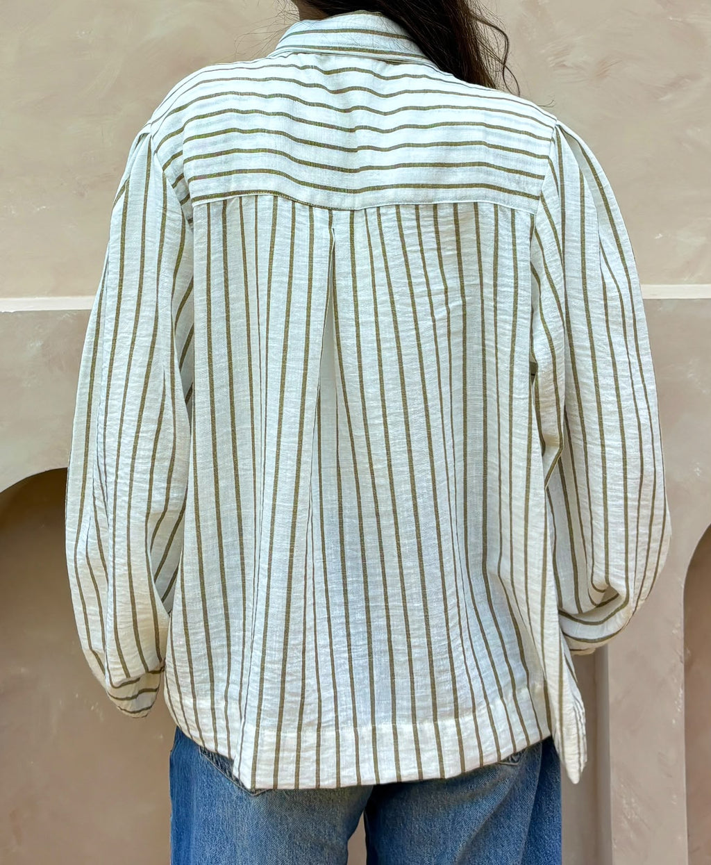 Sand Stripe Blouse