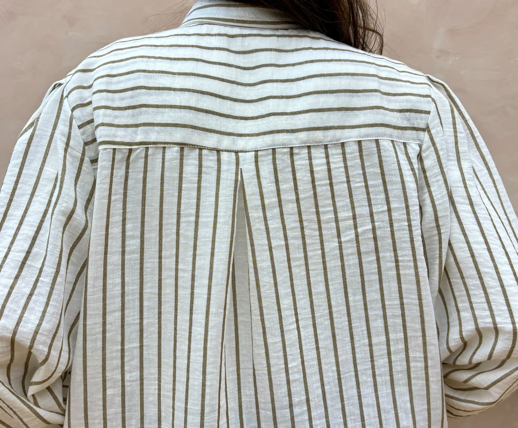 Sand Stripe Blouse