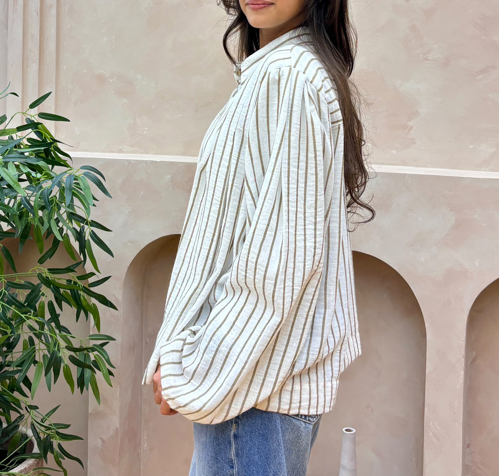 Sand Stripe Blouse