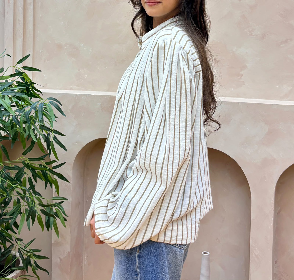Sand Stripe Blouse