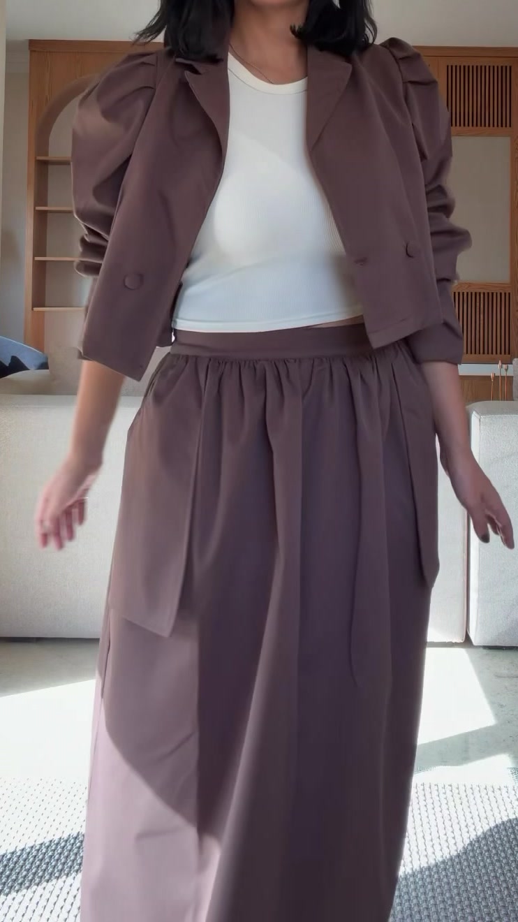 The Storyteller Skirt - Brown