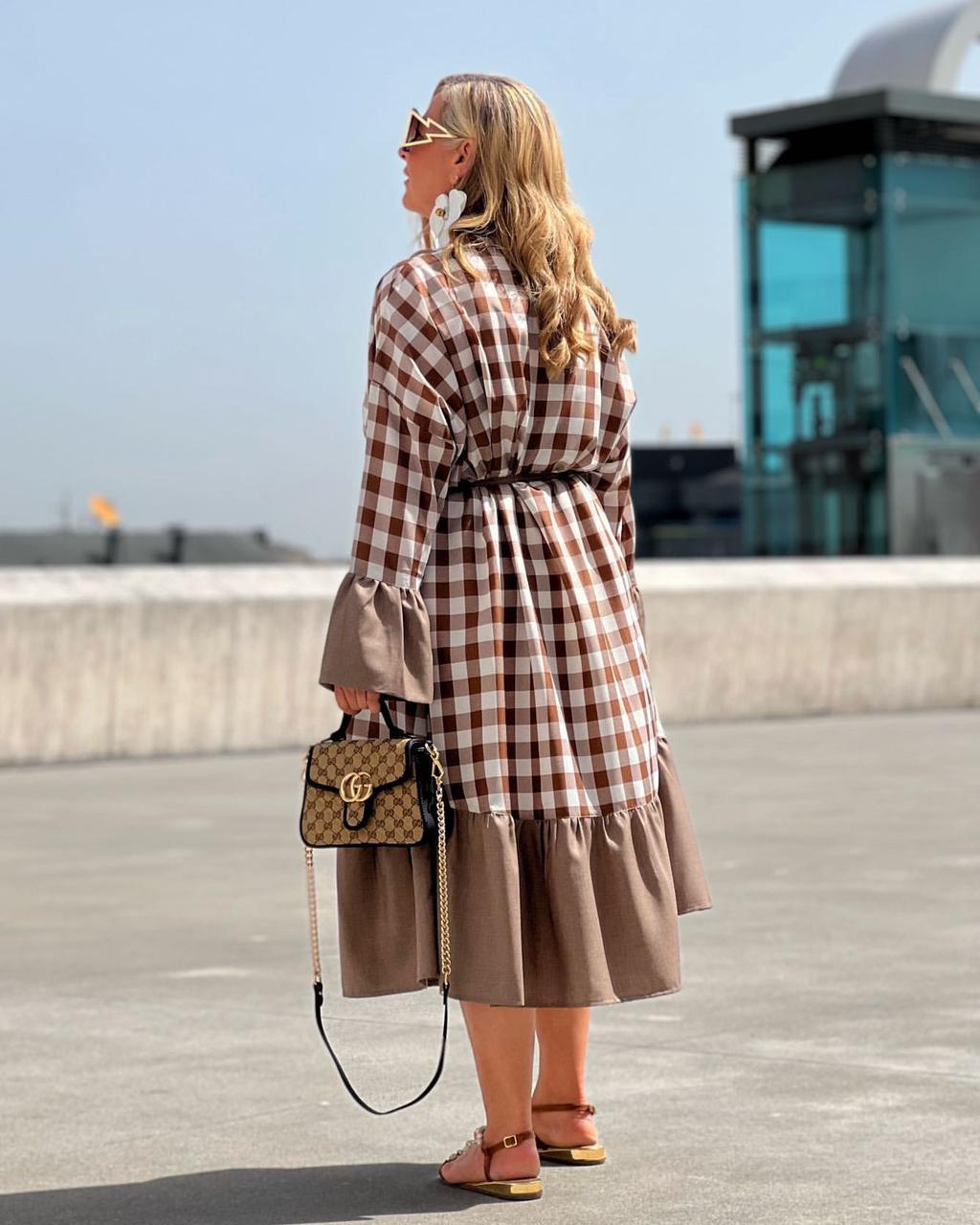 checkers dress